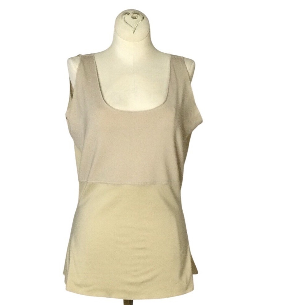 SPANX by Sara Blakely Women's Tank Top Beige Comfort Stretch XL‎
